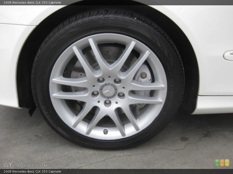 2008 Mercedes-Benz CLK 350 Cabriolet Wheel and Tire Photo #87222734