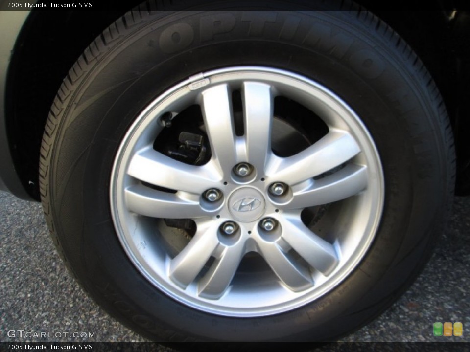 2005 Hyundai Tucson GLS V6 Wheel and Tire Photo #87233969