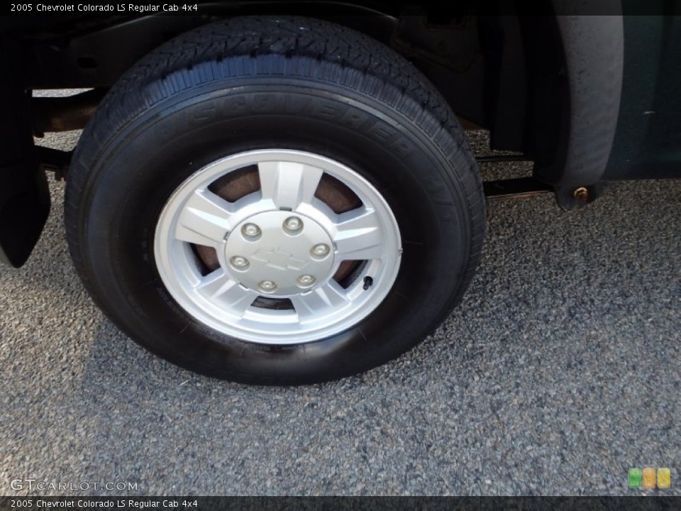 2005 Chevrolet Colorado LS Regular Cab 4x4 Wheel and Tire Photo #87234063