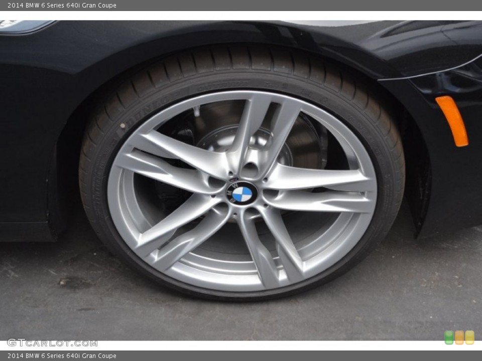 2014 BMW 6 Series 640i Gran Coupe Wheel and Tire Photo #87235533