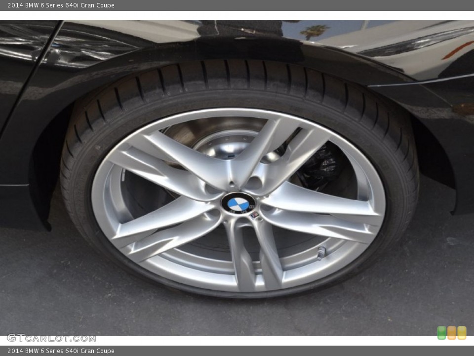 2014 BMW 6 Series 640i Gran Coupe Wheel and Tire Photo #87235659