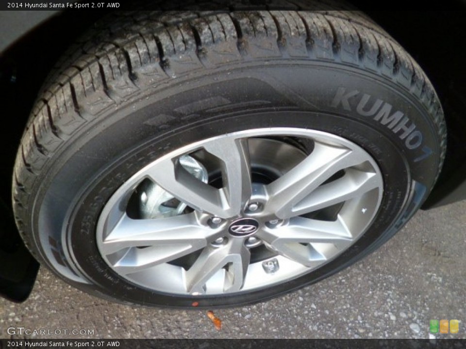 2014 Hyundai Santa Fe Sport 2.0T AWD Wheel and Tire Photo #87243066