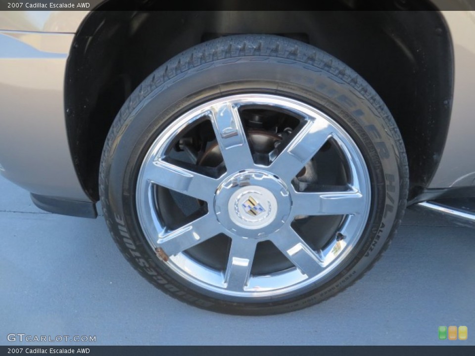 2007 Cadillac Escalade AWD Wheel and Tire Photo #87246864