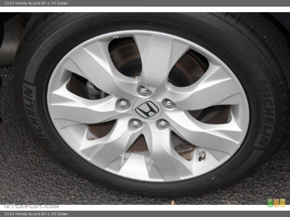 2010 Honda Accord EX-L V6 Sedan Wheel and Tire Photo #87259074