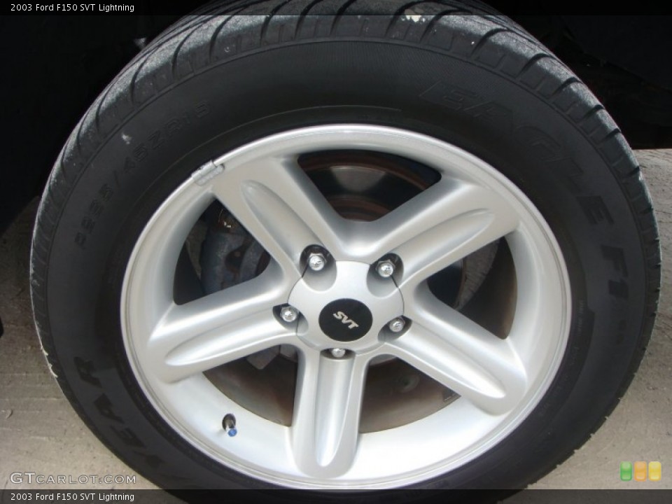 2003 Ford F150 SVT Lightning Wheel and Tire Photo #87263748