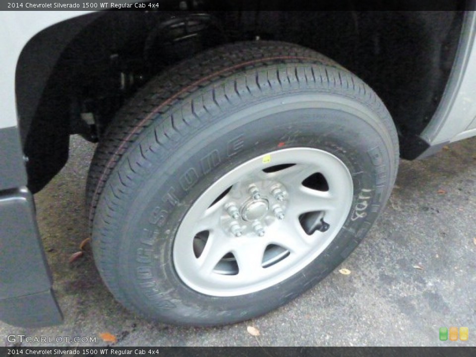2014 Chevrolet Silverado 1500 WT Regular Cab 4x4 Wheel and Tire Photo #87263916