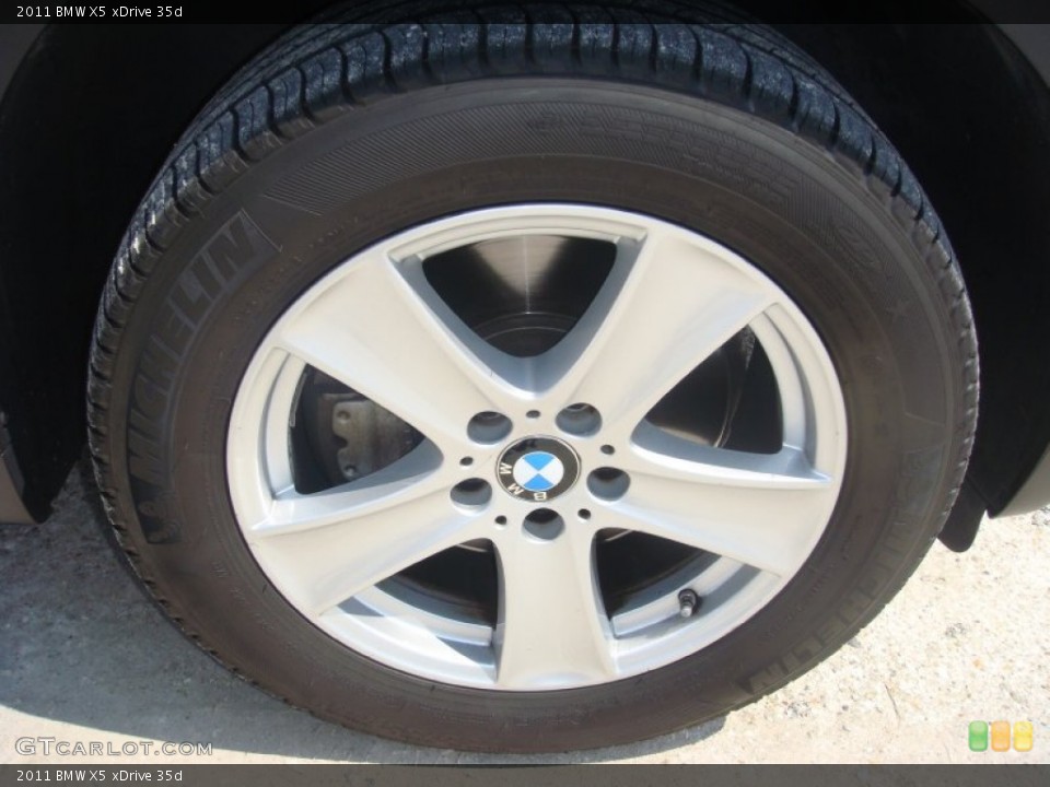 2011 BMW X5 xDrive 35d Wheel and Tire Photo #87266952