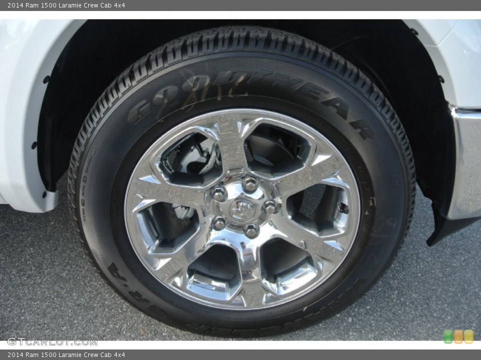 2014 Ram 1500 Laramie Crew Cab 4x4 Wheel and Tire Photo #87267408