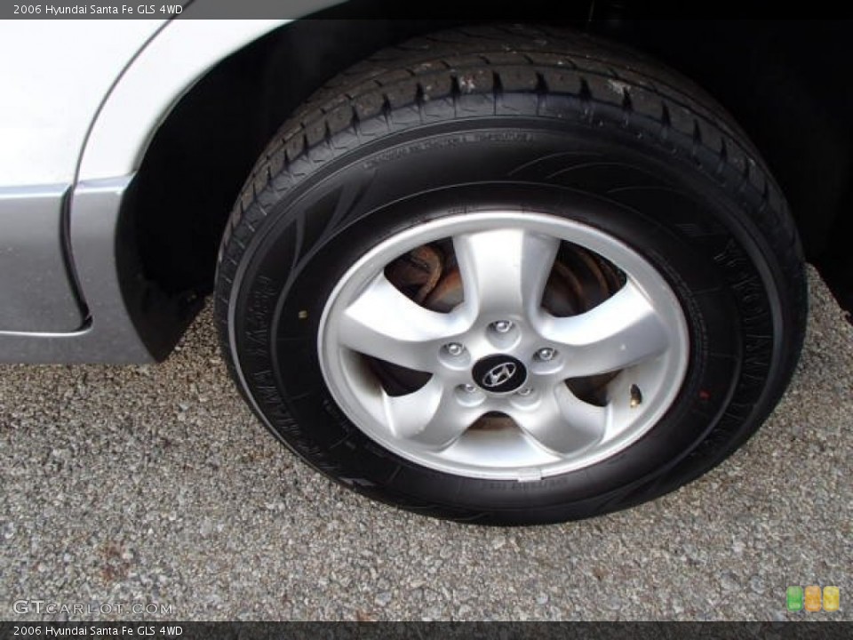 2006 Hyundai Santa Fe GLS 4WD Wheel and Tire Photo #87272916
