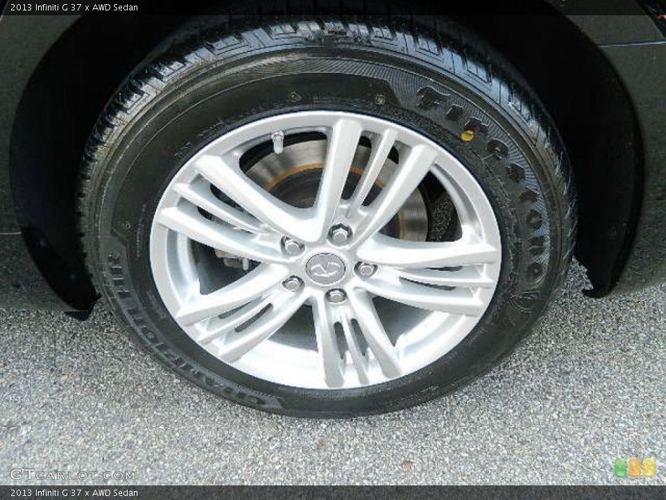 2013 Infiniti G 37 x AWD Sedan Wheel and Tire Photo #87273507