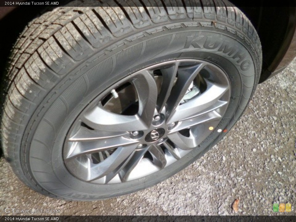 2014 Hyundai Tucson SE AWD Wheel and Tire Photo #87280938