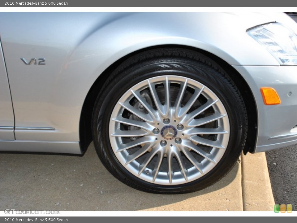 2010 Mercedes-Benz S 600 Sedan Wheel and Tire Photo #87298985