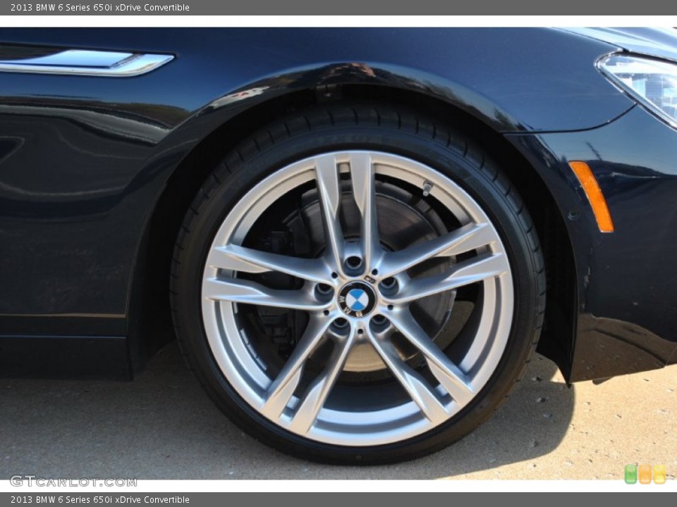 2013 BMW 6 Series 650i xDrive Convertible Wheel and Tire Photo #87299205