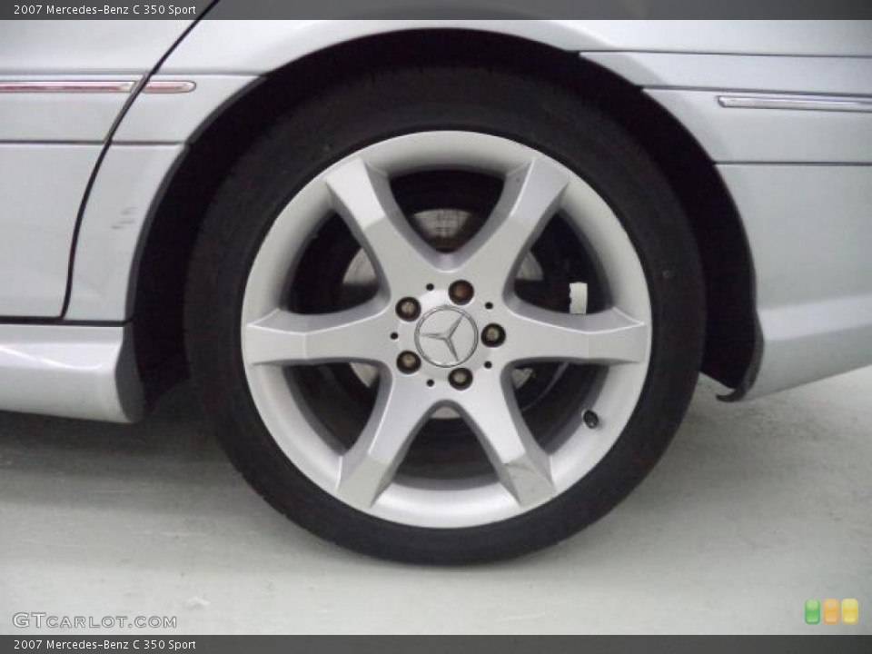 2007 Mercedes-Benz C 350 Sport Wheel and Tire Photo #87302948