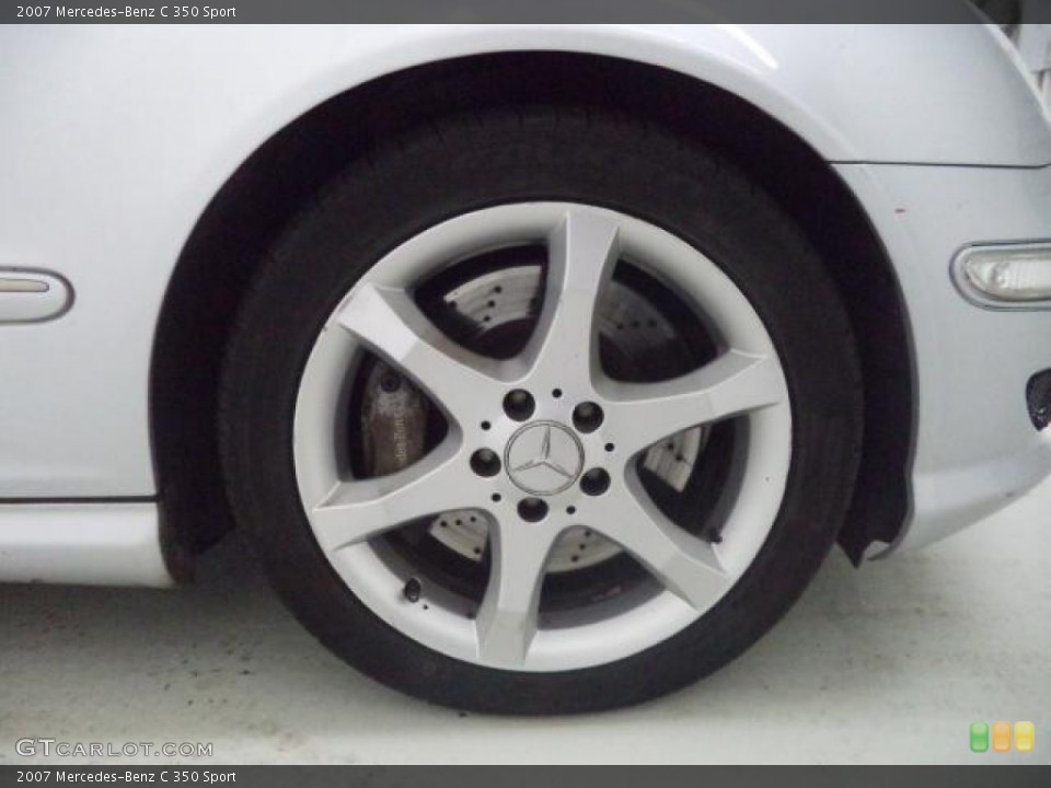 2007 Mercedes-Benz C 350 Sport Wheel and Tire Photo #87302983