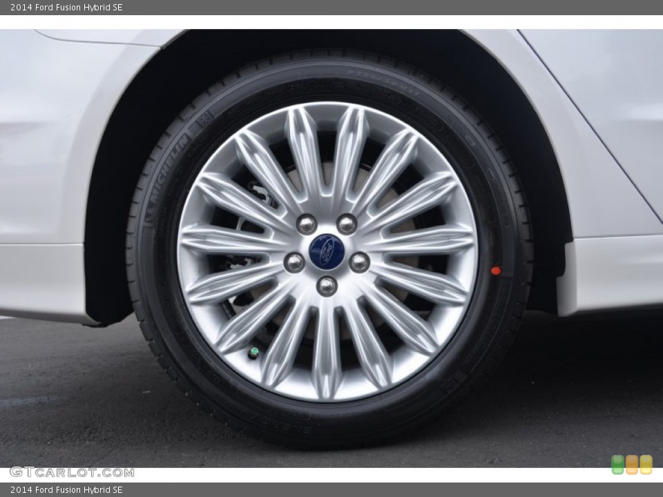 2014 Ford Fusion Hybrid SE Wheel and Tire Photo #87314323
