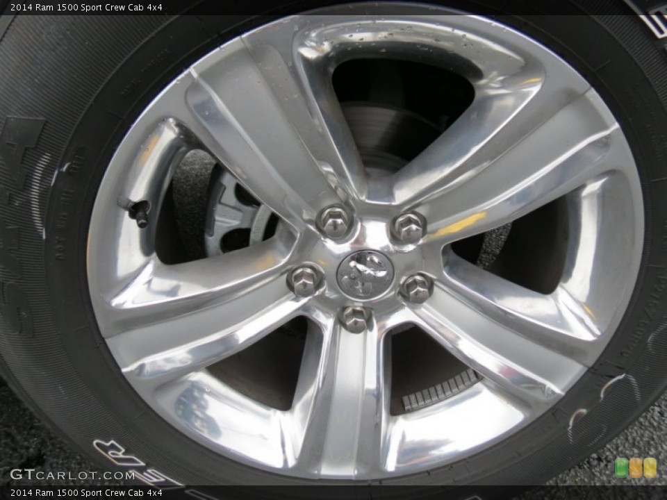 2014 Ram 1500 Sport Crew Cab 4x4 Wheel and Tire Photo #87318613