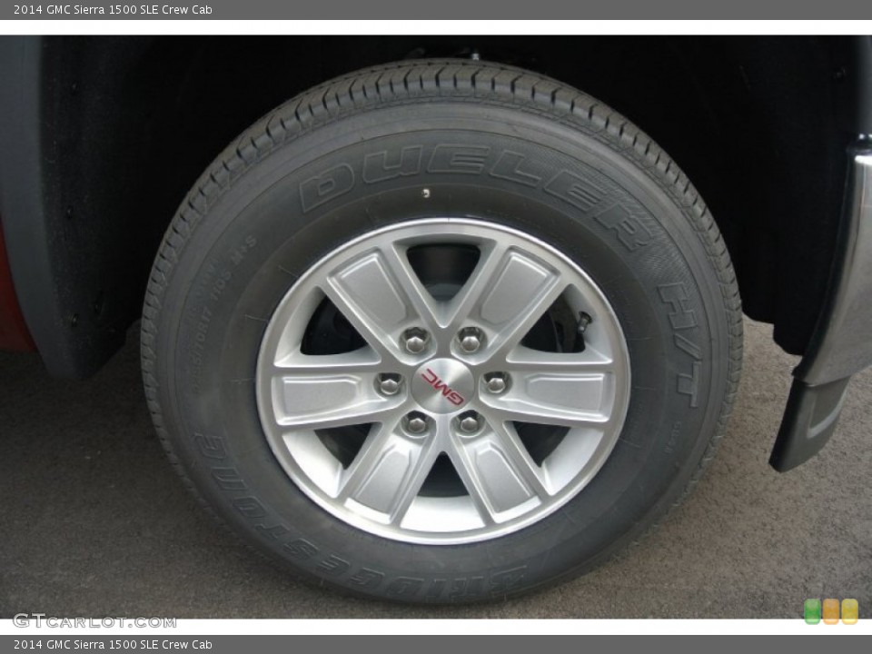 2014 GMC Sierra 1500 SLE Crew Cab Wheel and Tire Photo #87321688