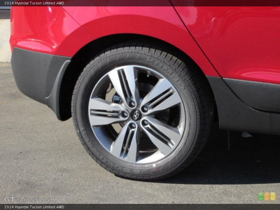 2014 Hyundai Tucson Limited AWD Wheel and Tire Photo #87326632