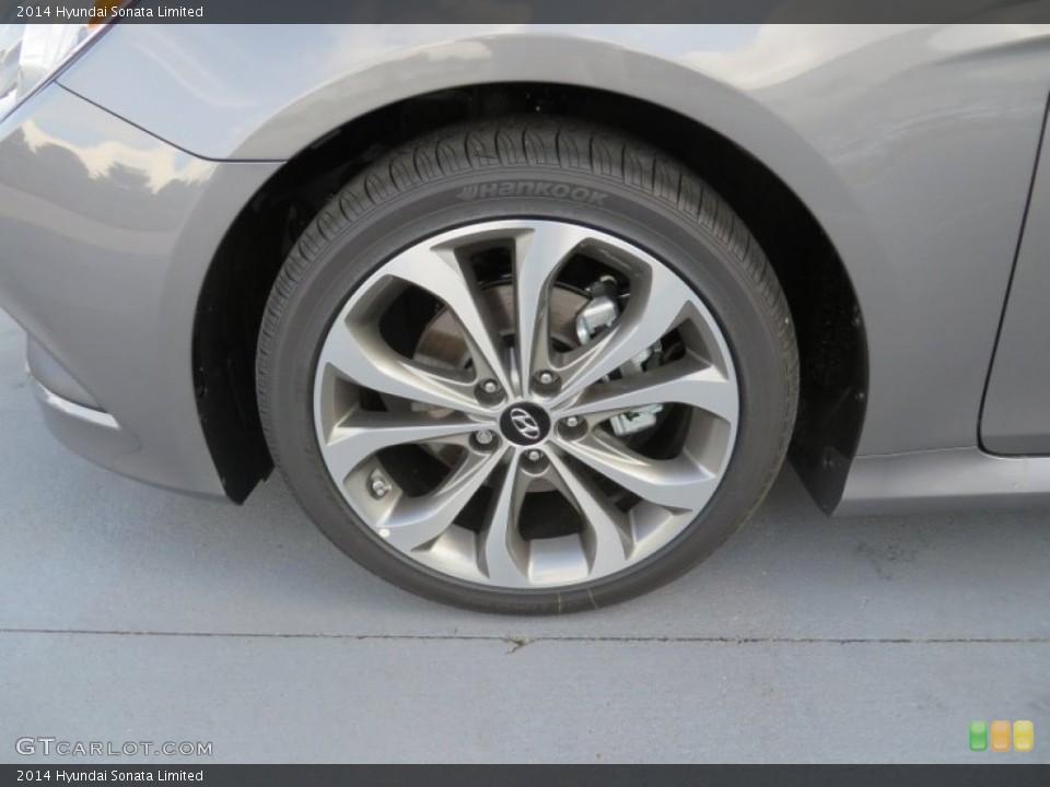 2014 Hyundai Sonata Limited Wheel and Tire Photo #87340495