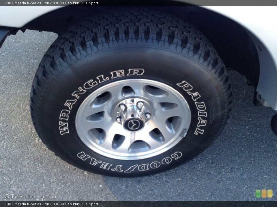 2003 Mazda B-Series Truck B3000 Cab Plus Dual Sport Wheel and Tire Photo #87350293