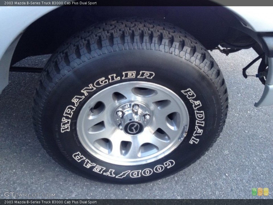 2003 Mazda B-Series Truck B3000 Cab Plus Dual Sport Wheel and Tire Photo #87350359