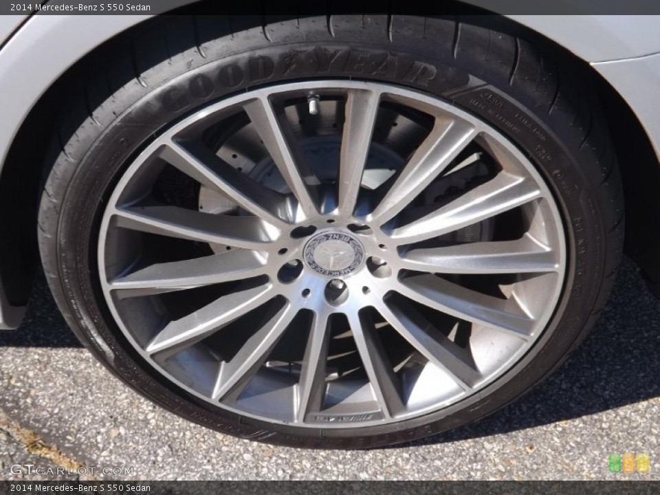 2014 Mercedes-Benz S 550 Sedan Wheel and Tire Photo #87357445