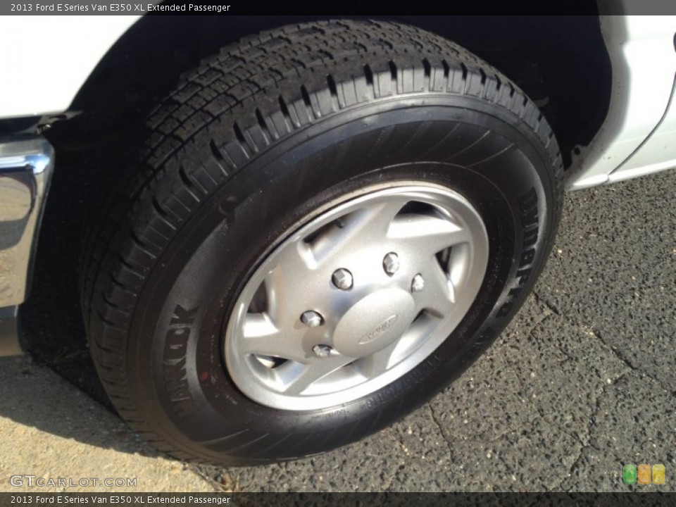 2013 Ford E Series Van E350 XL Extended Passenger Wheel and Tire Photo #87358174