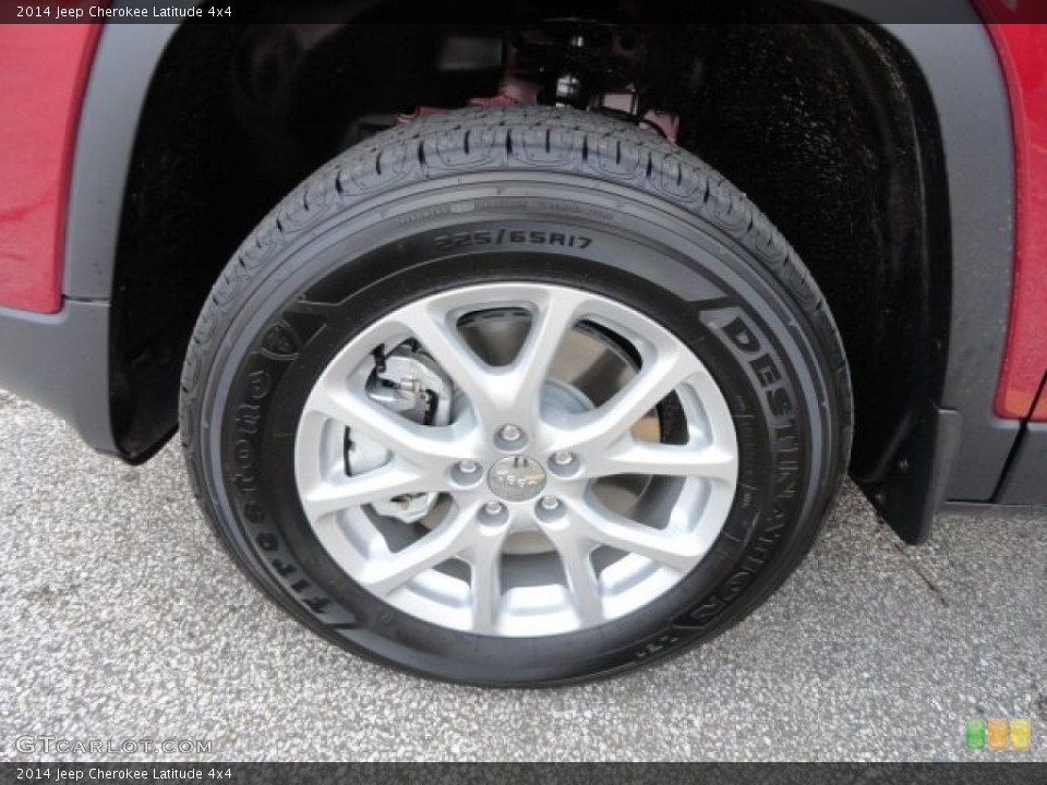 2014 Jeep Cherokee Latitude 4x4 Wheel and Tire Photo #87364915