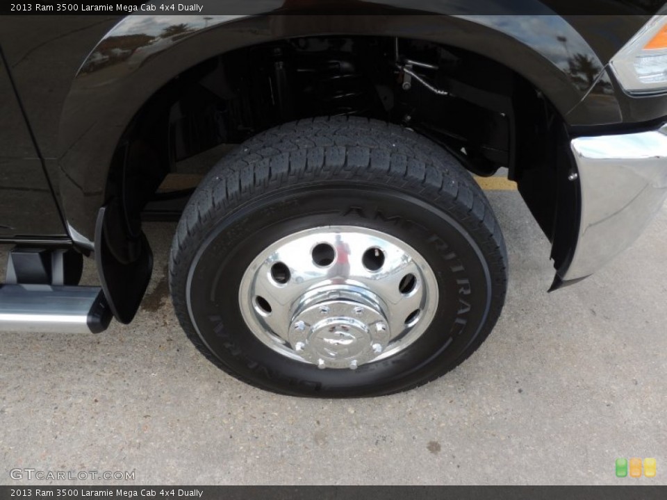 2013 Ram 3500 Laramie Mega Cab 4x4 Dually Wheel and Tire Photo #87365140