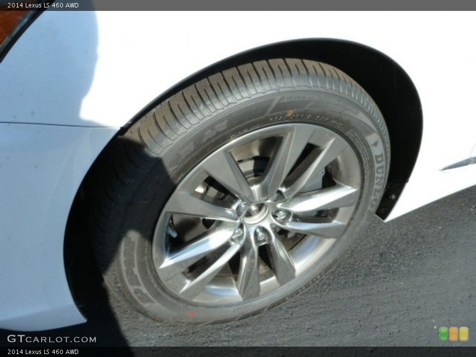 2014 Lexus LS 460 AWD Wheel and Tire Photo #87370819