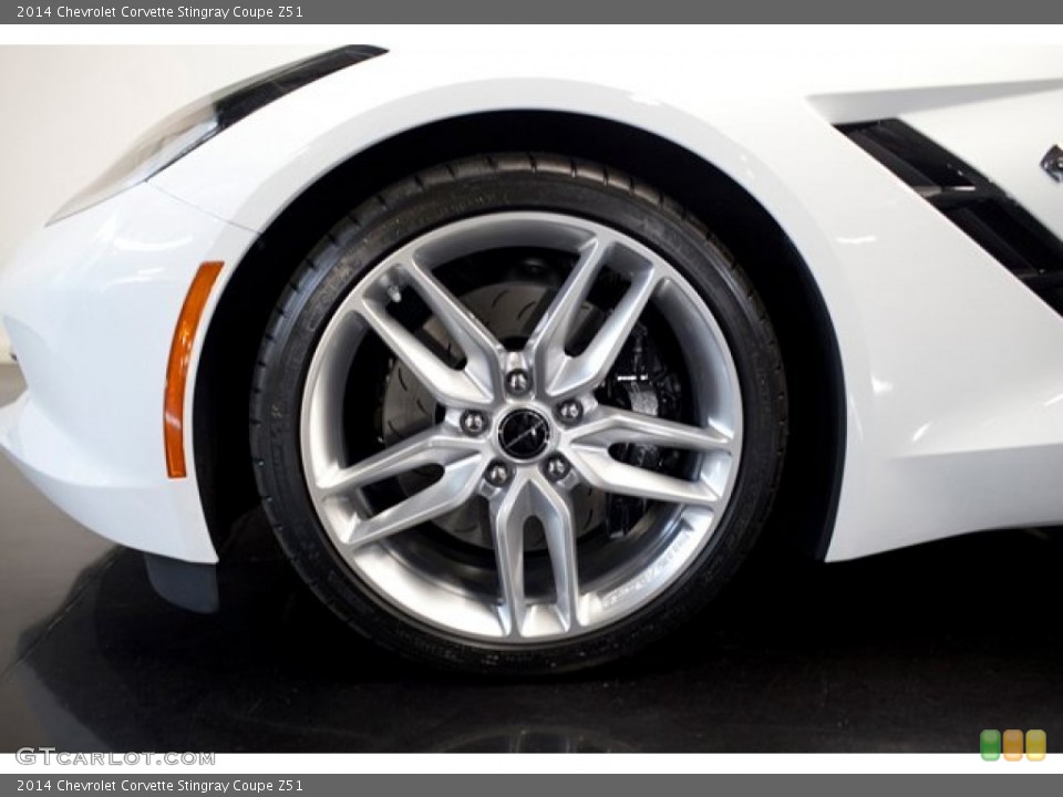 2014 Chevrolet Corvette Stingray Coupe Z51 Wheel and Tire Photo #87397708