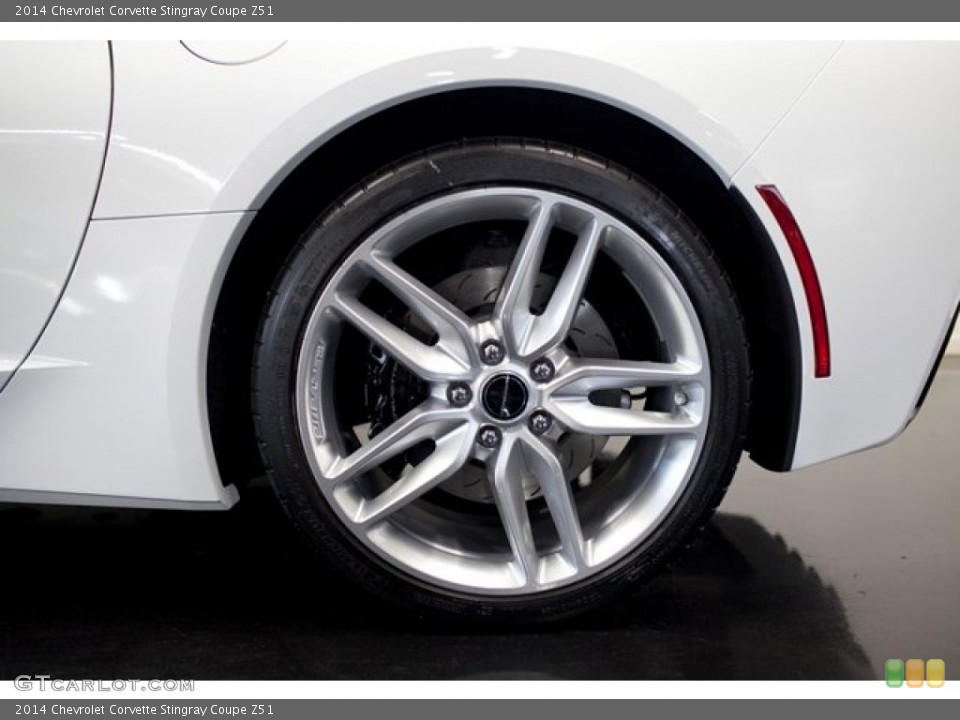 2014 Chevrolet Corvette Stingray Coupe Z51 Wheel and Tire Photo #87397726