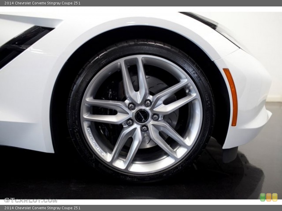 2014 Chevrolet Corvette Stingray Coupe Z51 Wheel and Tire Photo #87398548