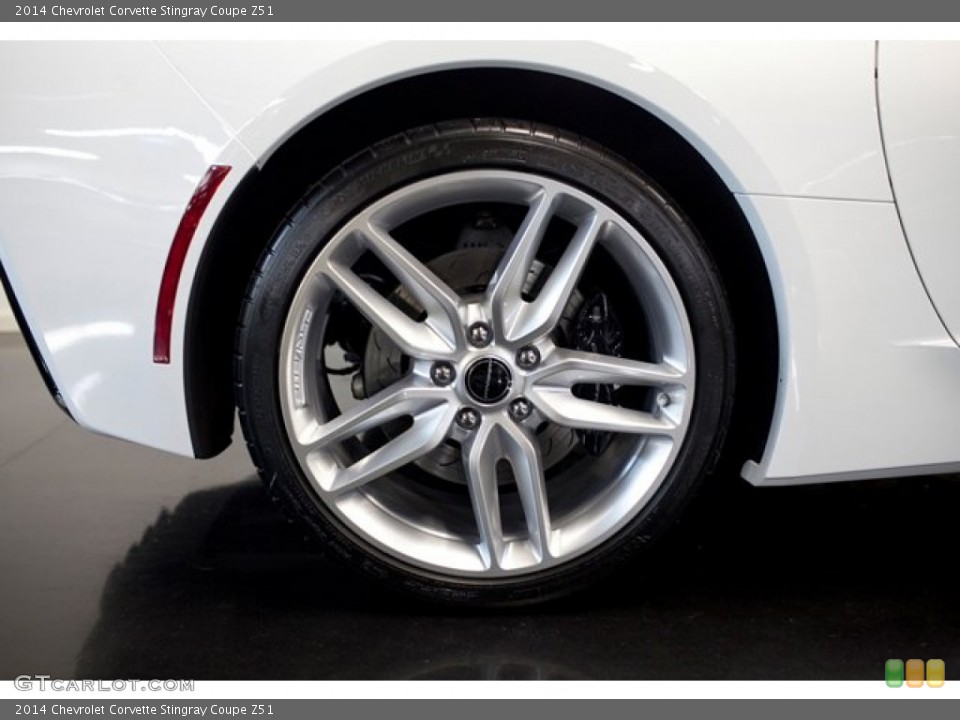 2014 Chevrolet Corvette Stingray Coupe Z51 Wheel and Tire Photo #87398565
