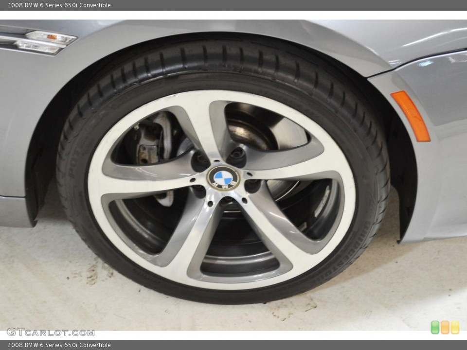 2008 BMW 6 Series 650i Convertible Wheel and Tire Photo #87403115