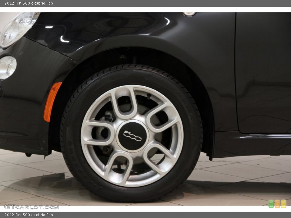 2012 Fiat 500 c cabrio Pop Wheel and Tire Photo #87414299