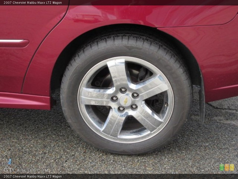 2007 Chevrolet Malibu Maxx LTZ Wagon Wheel and Tire Photo #87417856