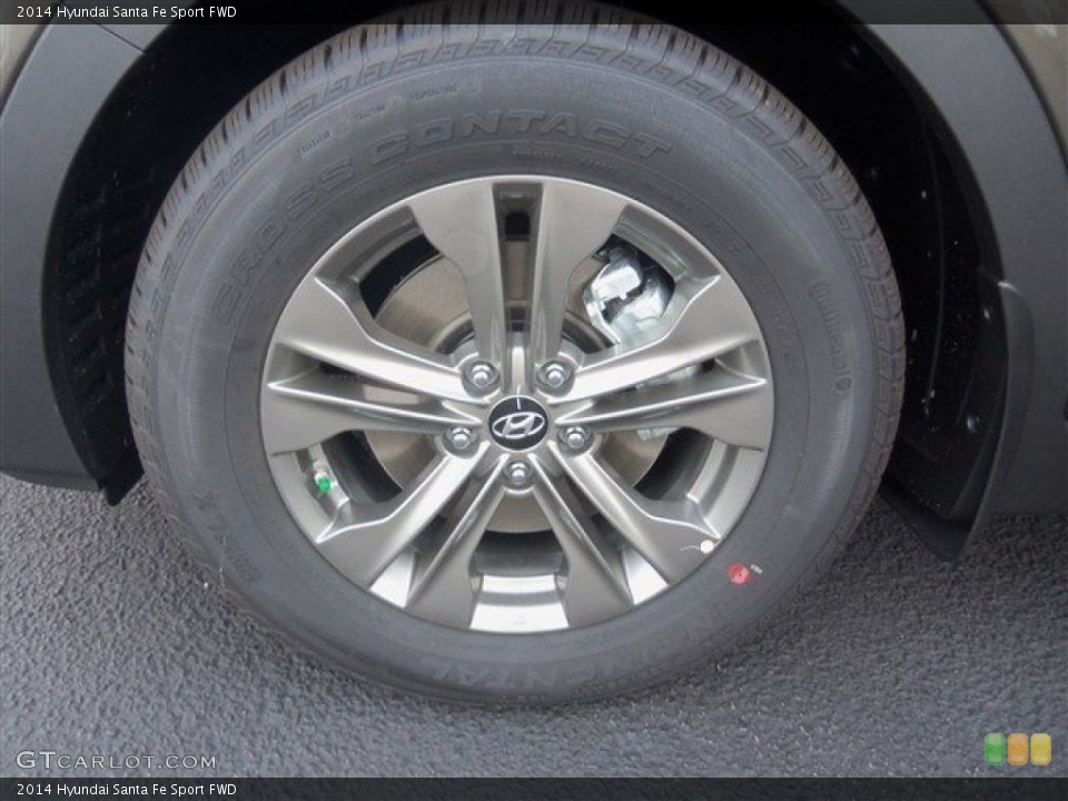 2014 Hyundai Santa Fe Sport FWD Wheel and Tire Photo #87419993