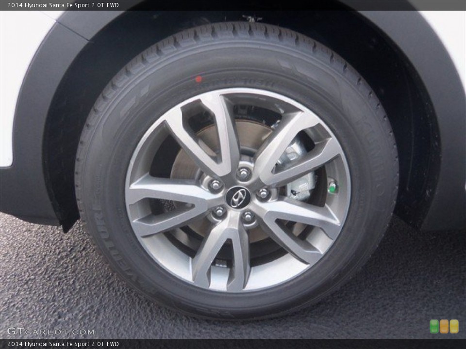 2014 Hyundai Santa Fe Sport 2.0T FWD Wheel and Tire Photo #87420266