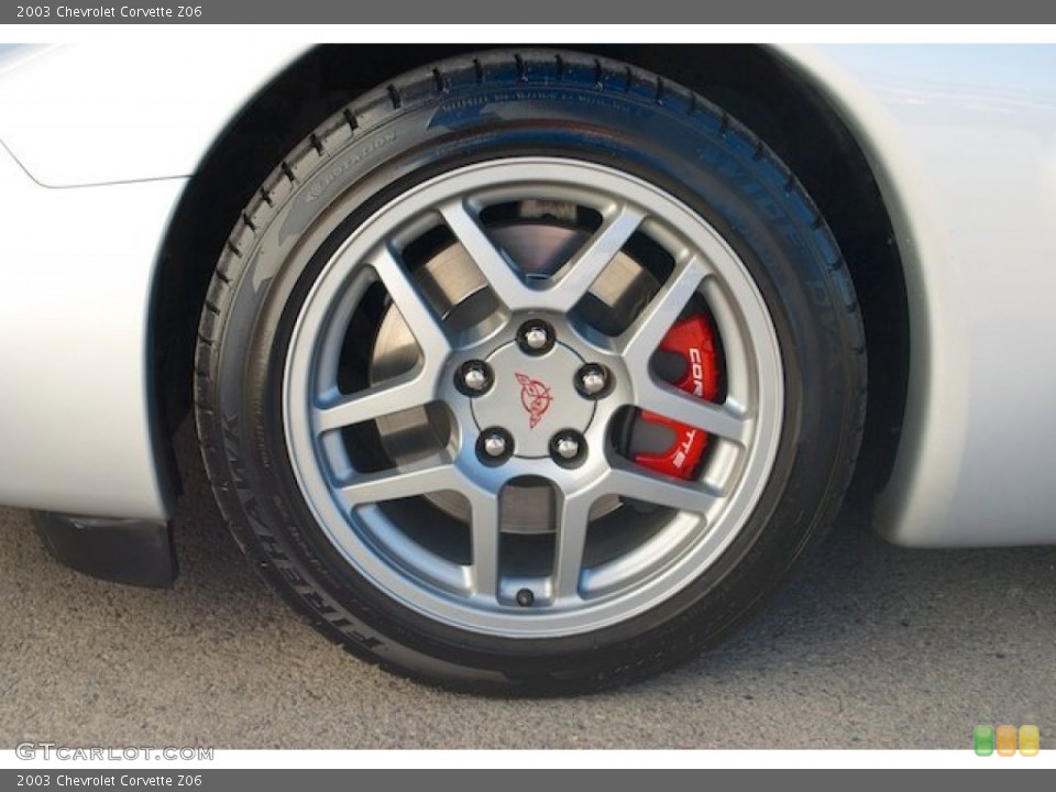 2003 Chevrolet Corvette Z06 Wheel and Tire Photo #87422900