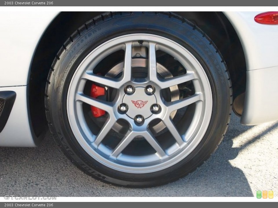 2003 Chevrolet Corvette Z06 Wheel and Tire Photo #87422918