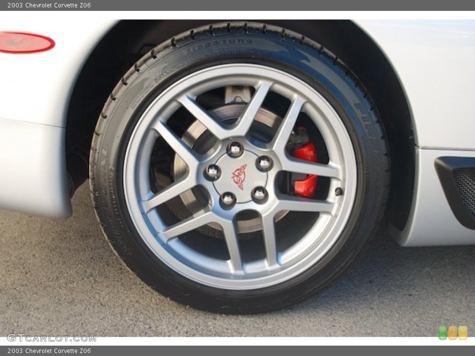 2003 Chevrolet Corvette Z06 Wheel and Tire Photo #87422936