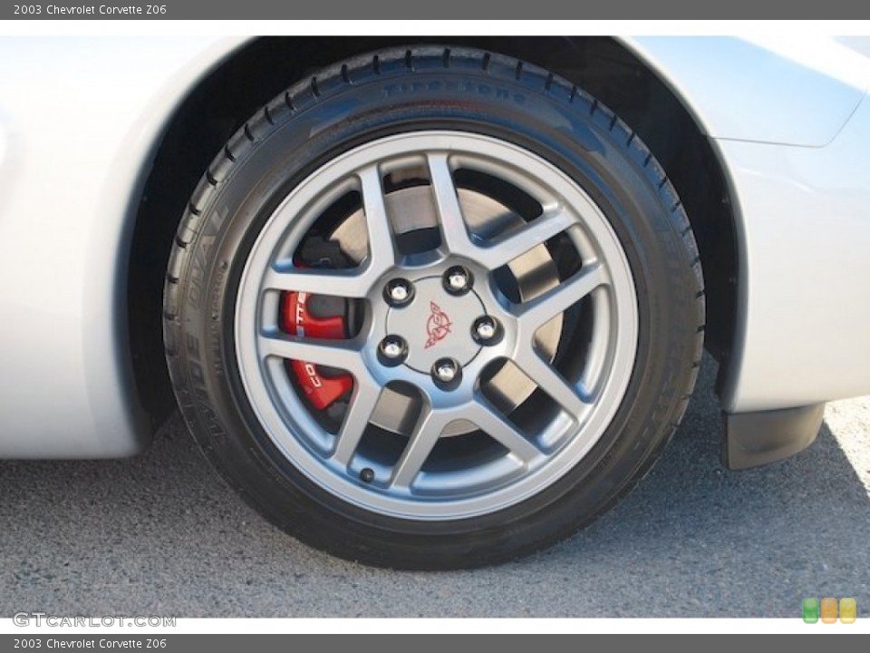 2003 Chevrolet Corvette Z06 Wheel and Tire Photo #87422960