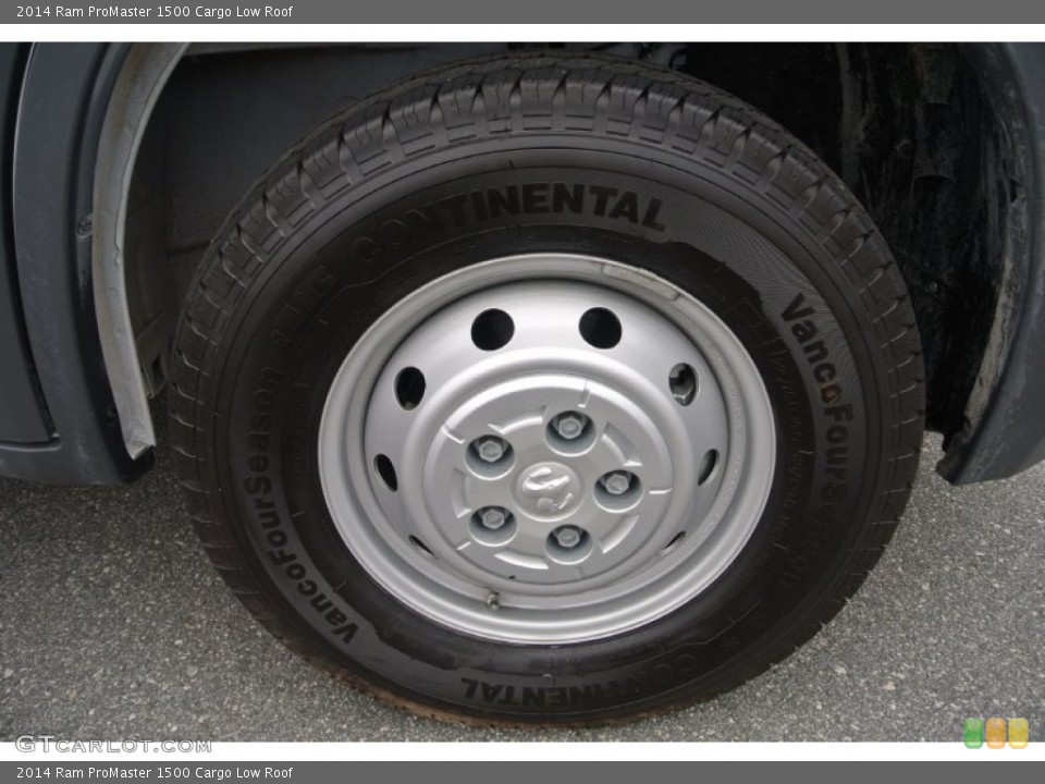 2014 Ram ProMaster 1500 Cargo Low Roof Wheel and Tire Photo #87423278