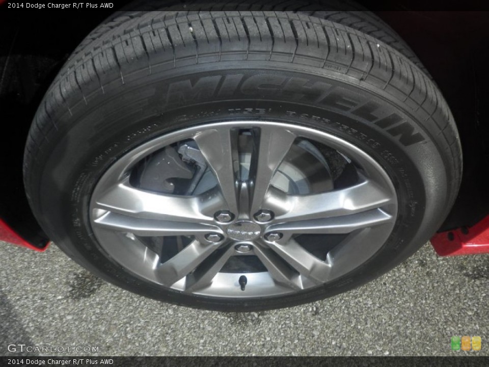2014 Dodge Charger R/T Plus AWD Wheel and Tire Photo #87428501