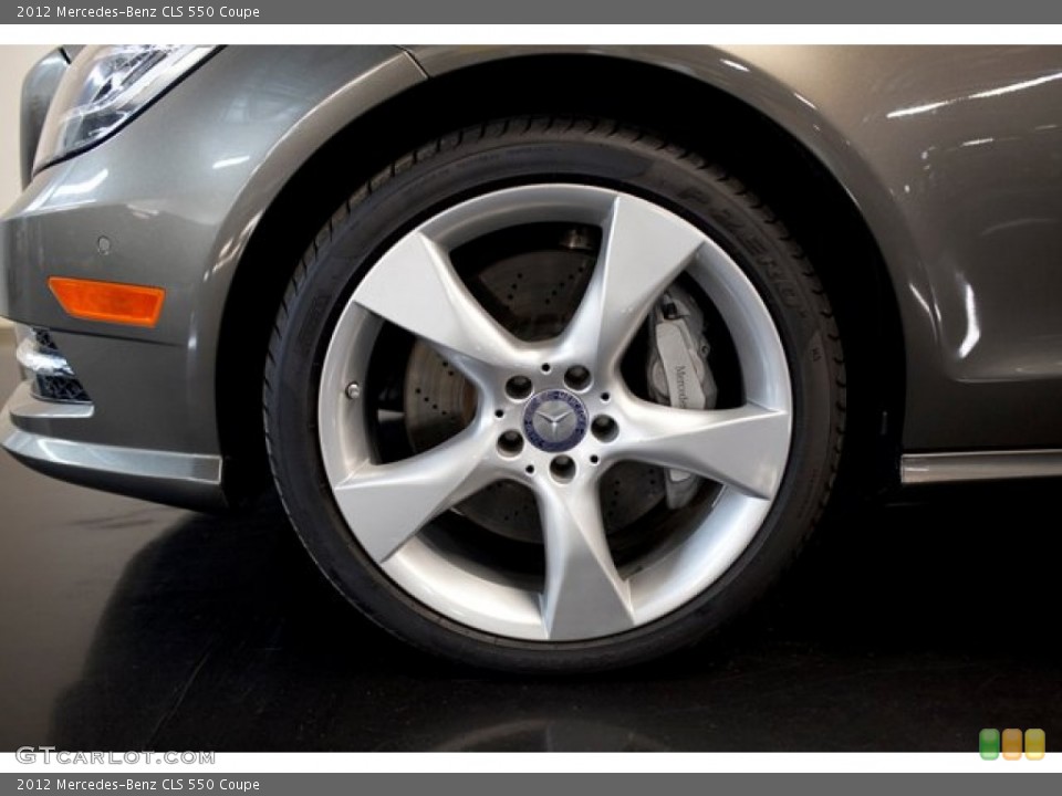 2012 Mercedes-Benz CLS 550 Coupe Wheel and Tire Photo #87435500