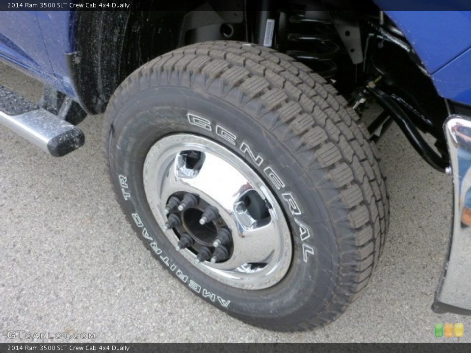 2014 Ram 3500 SLT Crew Cab 4x4 Dually Wheel and Tire Photo #87436988