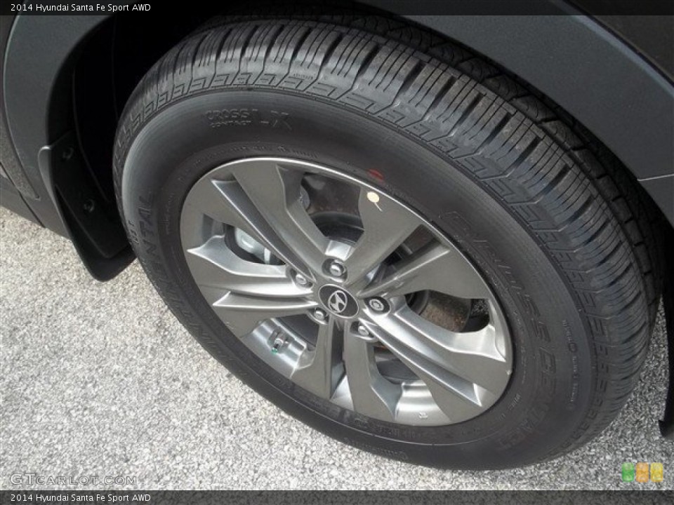 2014 Hyundai Santa Fe Sport AWD Wheel and Tire Photo #87441311