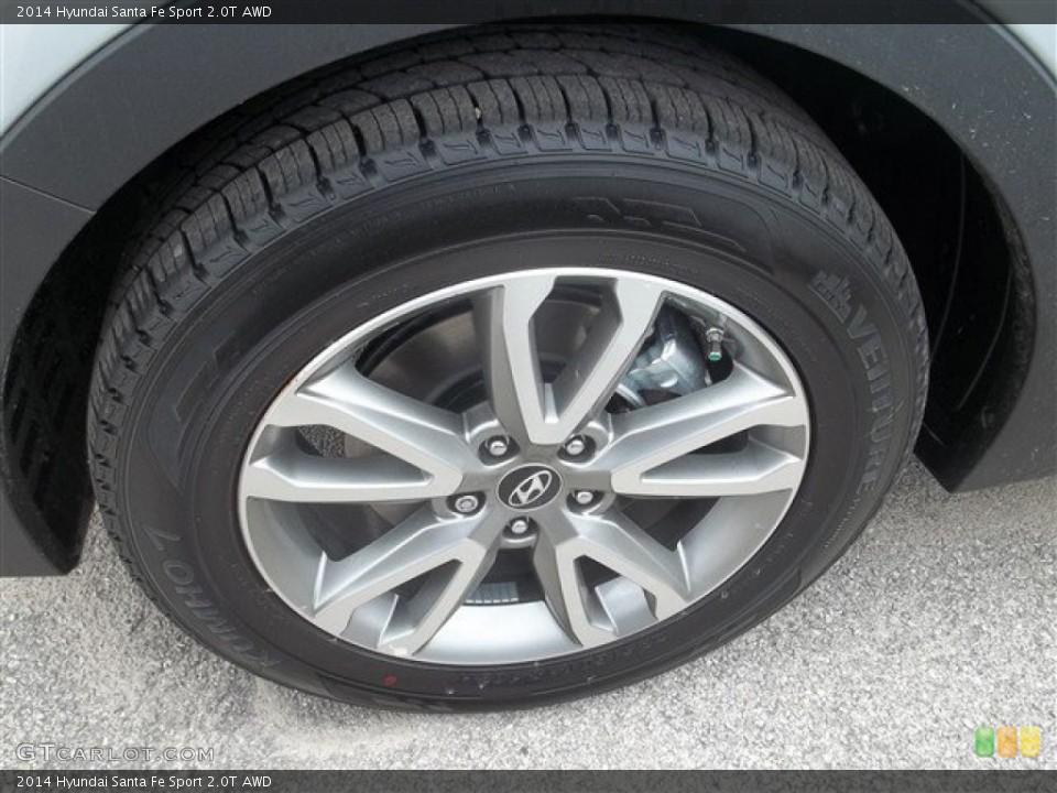 2014 Hyundai Santa Fe Sport 2.0T AWD Wheel and Tire Photo #87441818